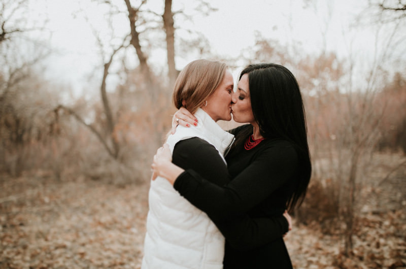 Image for Amy and Crystal’s Moody and Romantic Engagement Shoot