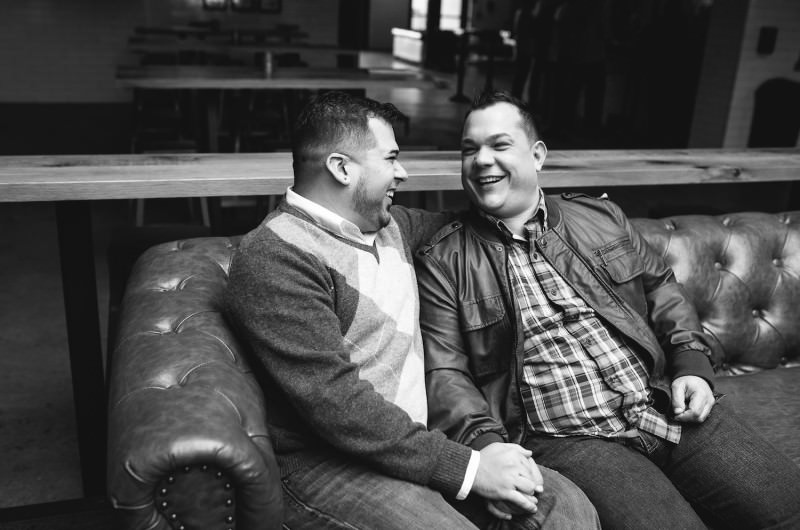 Image for Ben and Topher’s Cheerful Columbus Engagement Shoot