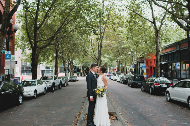 Image for Taylor and Max’s Summery Vegan Wedding in Seattle