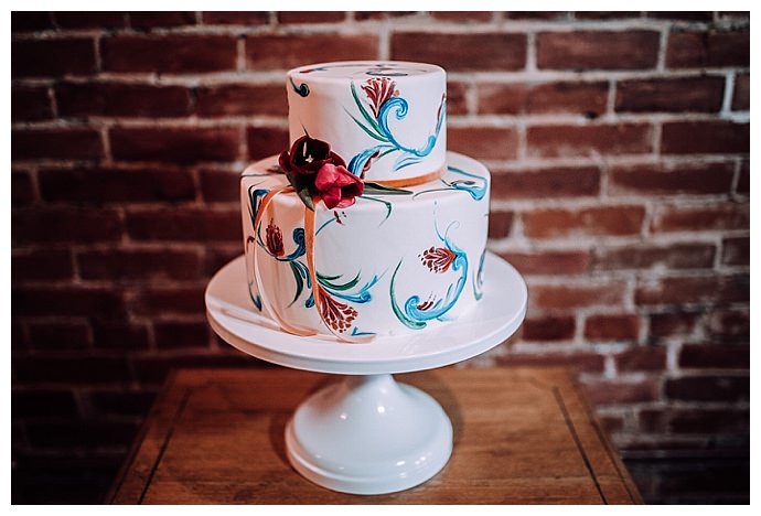 hand-painted-bohemian-wedding-cake-brittany-eitsert-photography