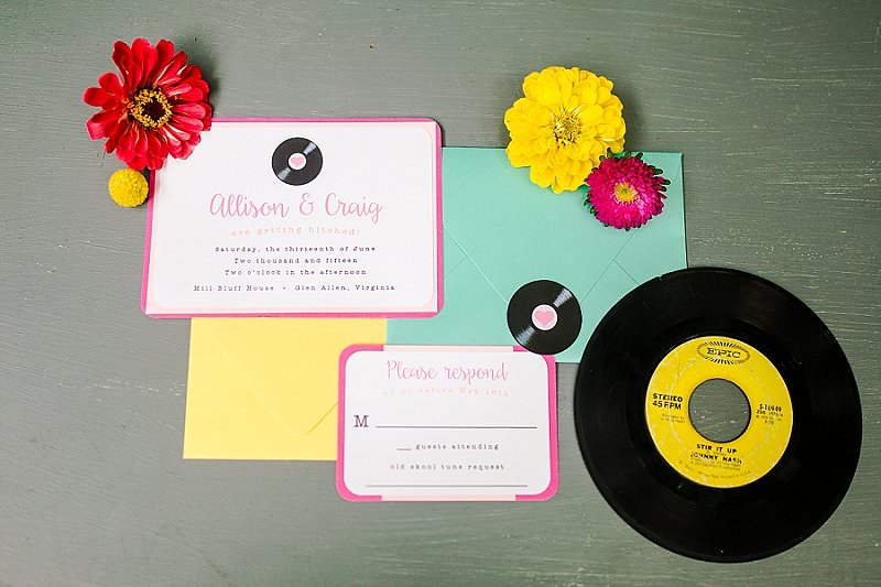 vinyl-record-wedding-invitation-suite