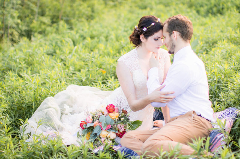 Image for Bright Bohemian Garden Wedding Inspiration