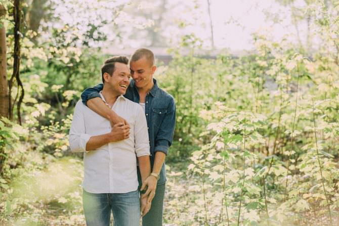 Fabio and Fabian’s Serene Engagement in Cologne, Germany