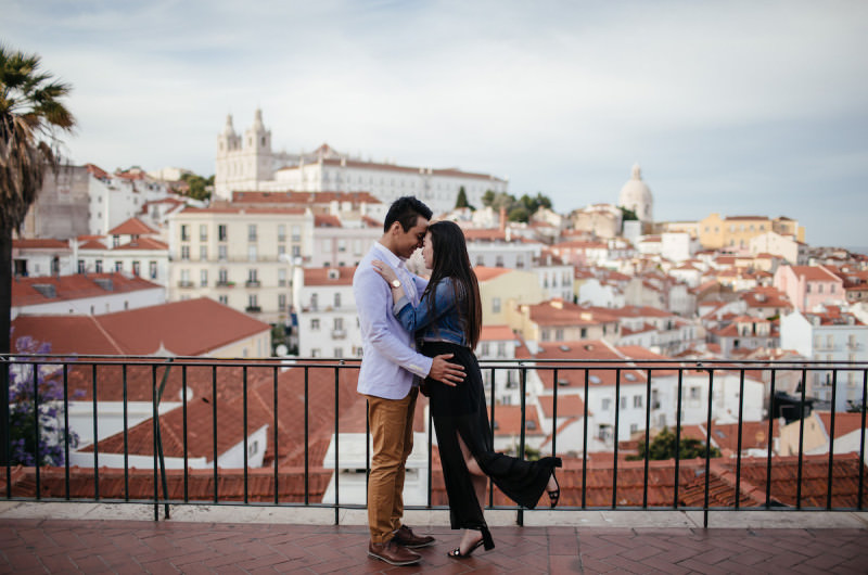 Image for David and Lucy’s Emotional Castle Proposal in Lisbon