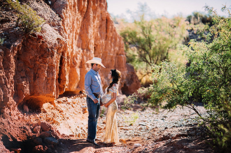 Image for Shanna and Chance’s Glamorous Sunrise Expecting Session