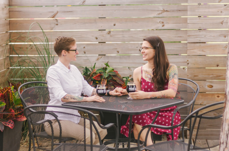 Image for Currie and Rebecca’s Craft Brewery Engagement Shoot at Proof Brewing Co.