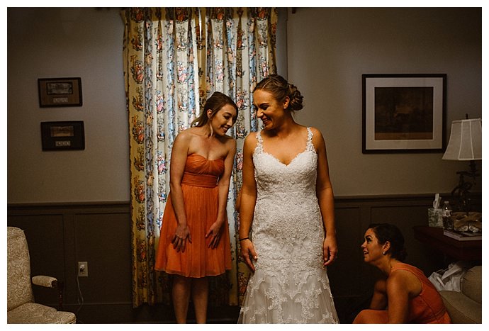 short-orange-bridesmaid-dresses-bhunterco-photography