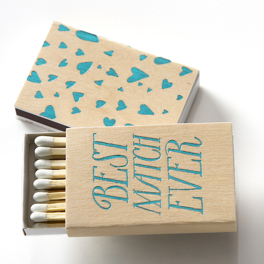 best-match-ever-wedding-favor-matchbook