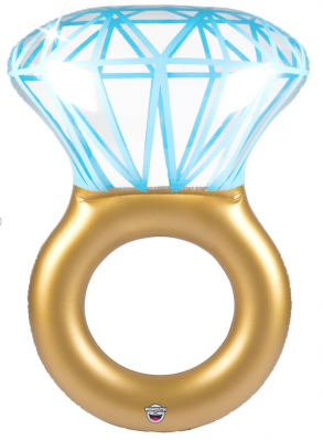 pool float engagement ring
