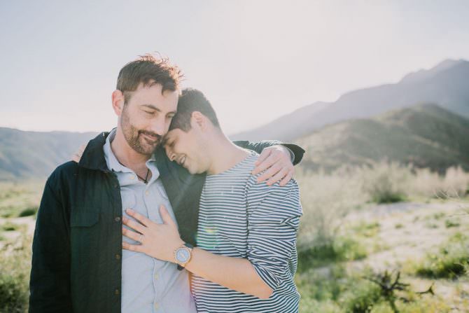 Ryan and Tim’s Southern California Desert Engagement Shoot