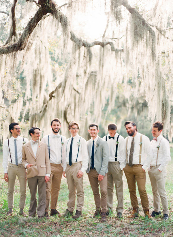 8 Wedding Parties Who Nailed The Mismatched Suit Style Trend