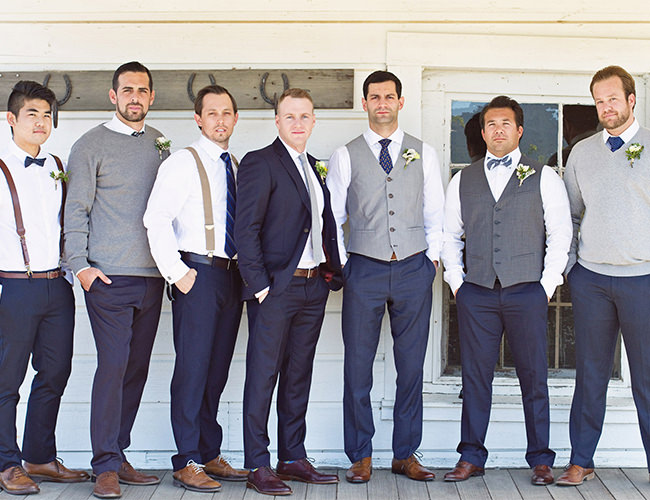 Gray sale vests groomsmen