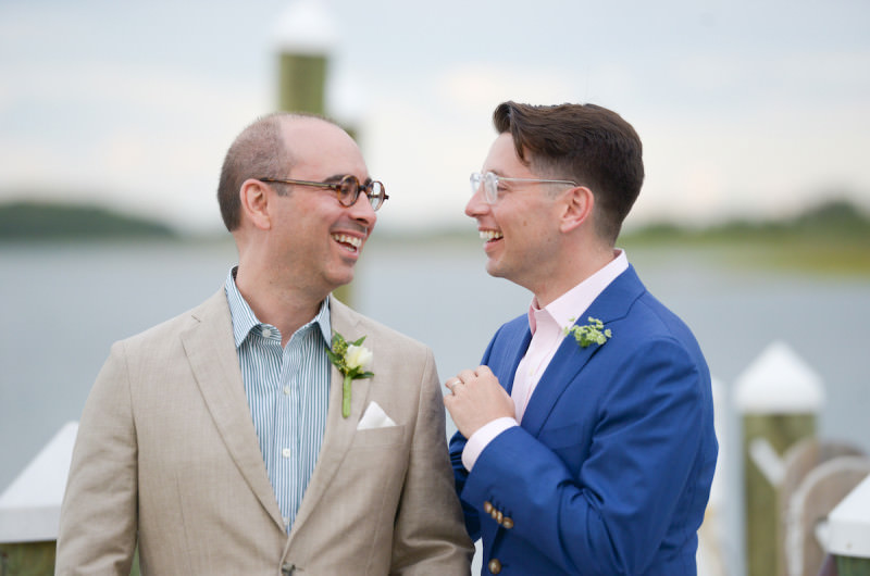 Image for Trevor and Richard’s Intimate Wedding at Weekapaug Inn