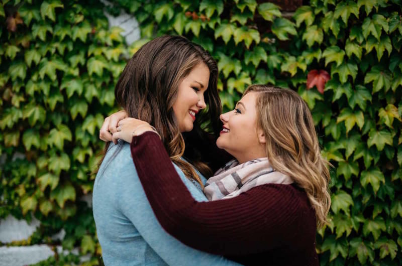 Image for Kenzie and Katie’s Benton Harbor Engagement Session