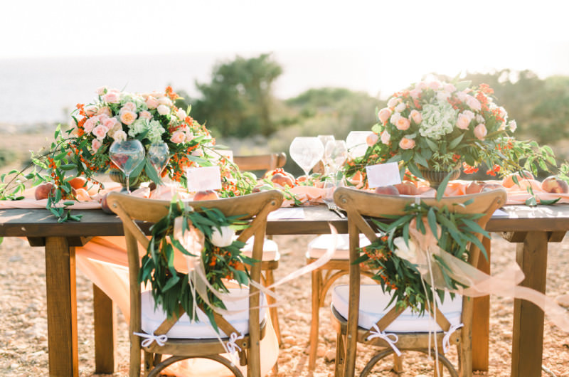 Image for Mystical Watercolor and Peach Wedding Inspiration