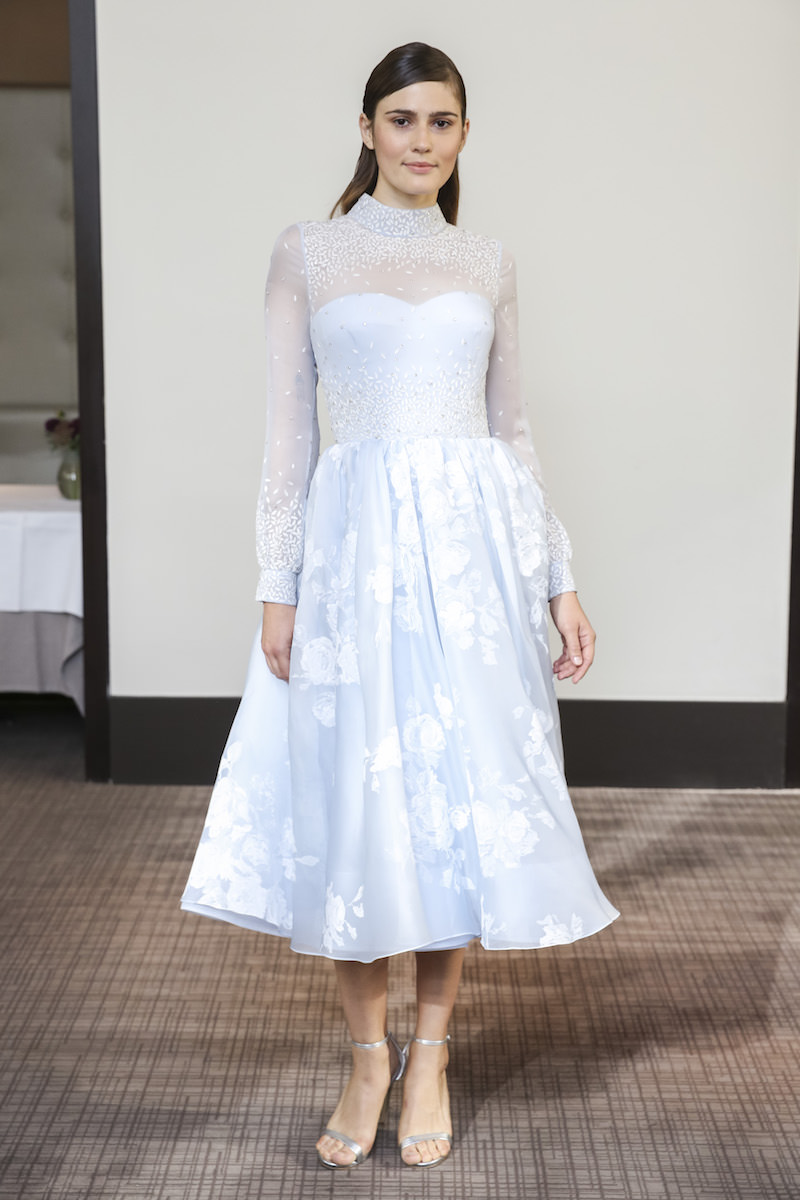 gracy accad mid length wedding dress trend fall 2018