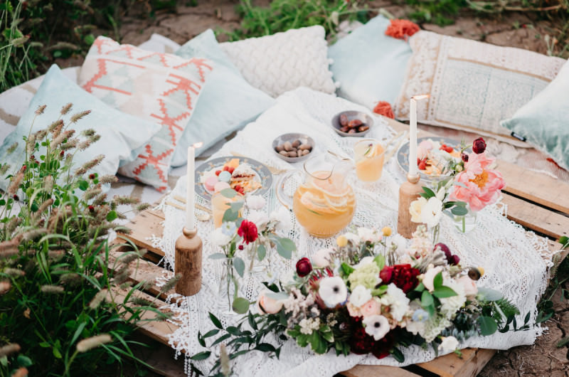 Image for A Dreamy Boho Chic Styled Engagement Shoot