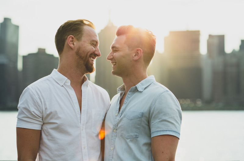 Image for Steven and Dustin’s Candid Long Island City Engagement Session