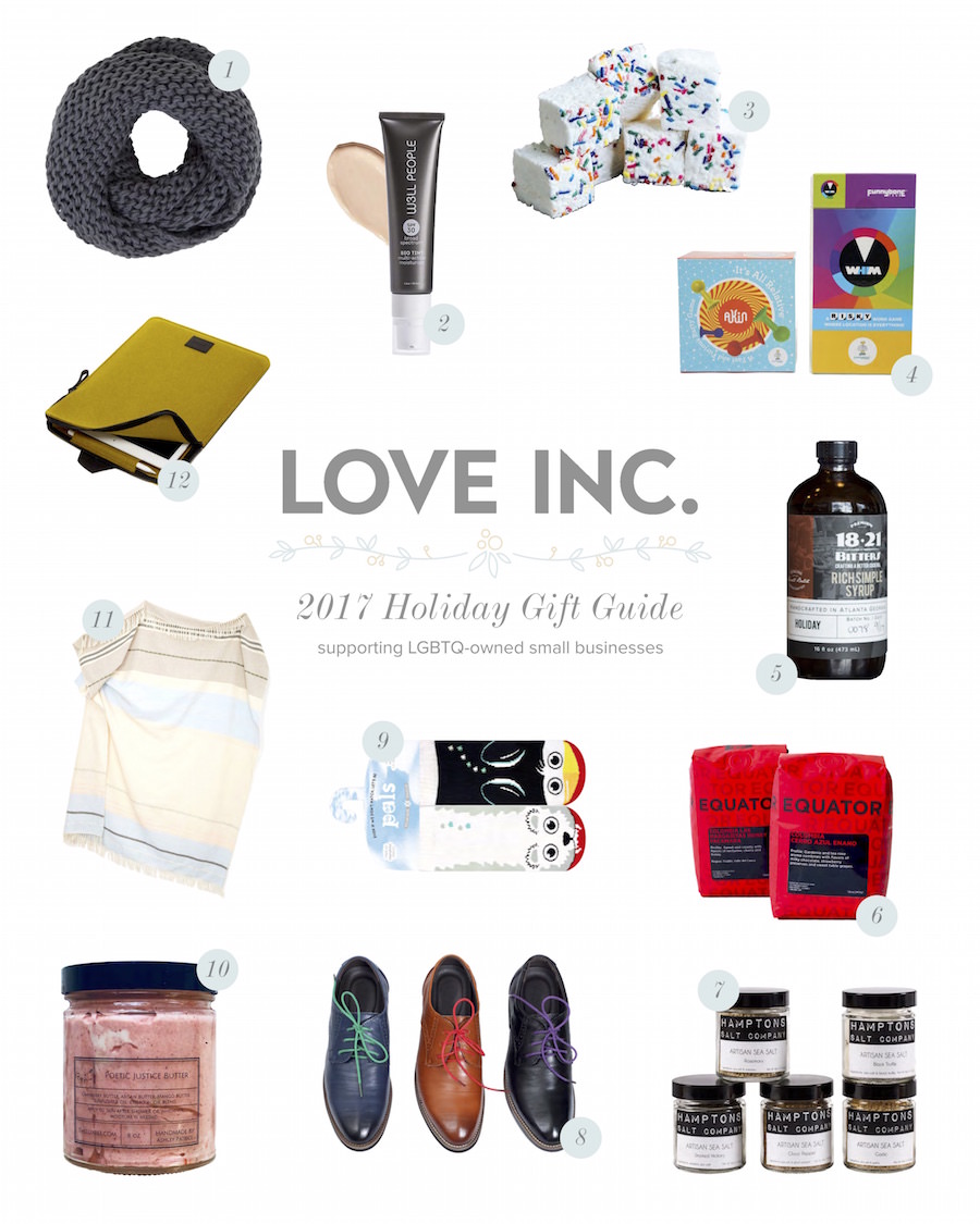 LGBTQ-Owned Small Business Holiday Gift Guide - Love Inc. Mag