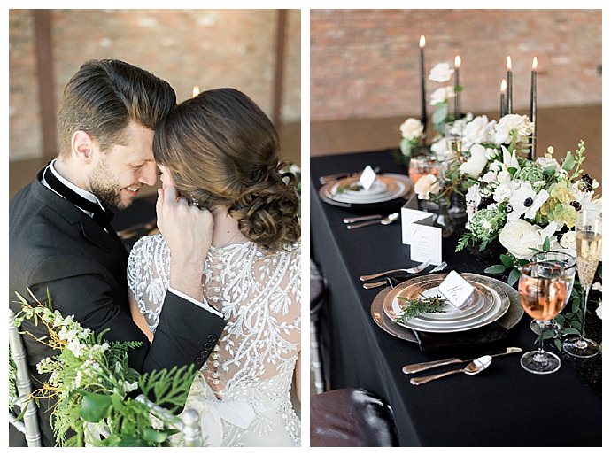 black-wedding-linens-alicia-king-photography