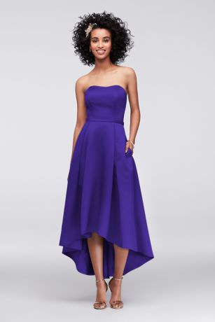 high-low-strapless-bridesmaid-dress