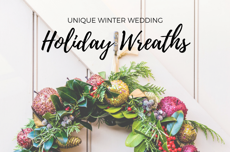 Image for 10 Out-of-the-Box Holiday Wreaths for a Festive Winter Wedding