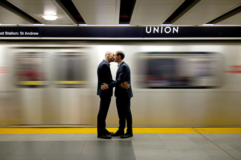 Image for Garner and Brent’s Toronto Waterfront Engagement Session