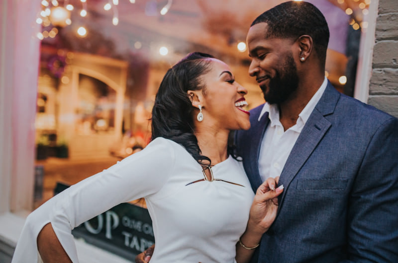 Image for Monique and Anwar’s Stylish Atlanta Engagement Session