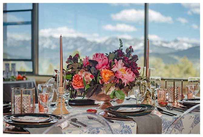marc edwards photographs metallic wedding decor