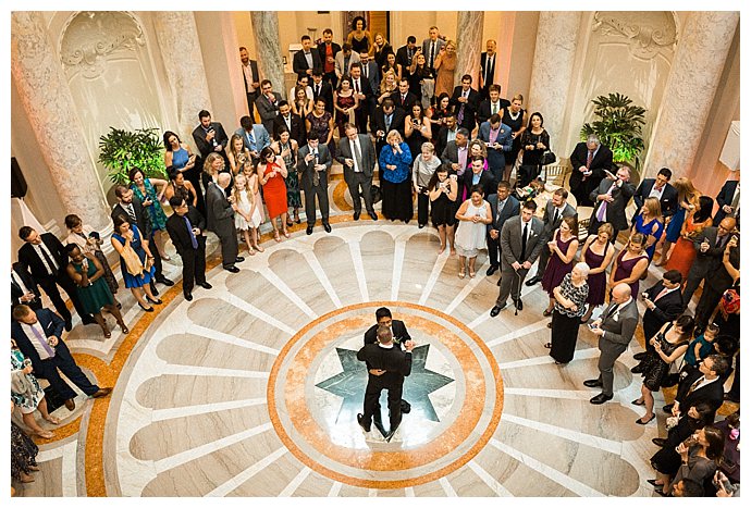 The wedding of Darrell Rivera and Vo Johnson at the Carnegie Institution for Science in Washington, DC October 14, 2017.