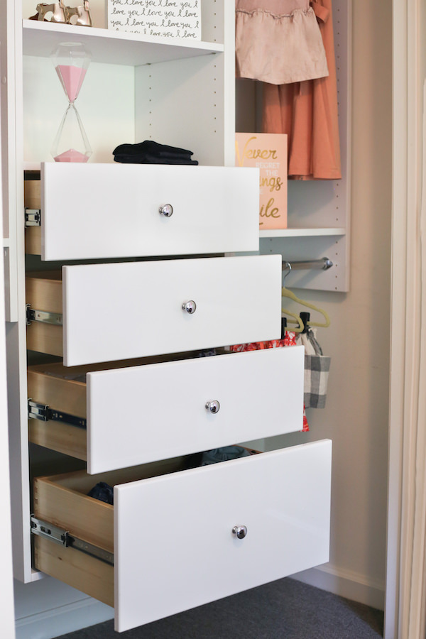 Closet Drawer Organization for Spring Cleaning