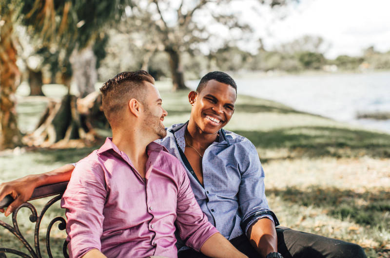 Image for James and Richard’s Rustic Chic Lakeside Engagement Shoot