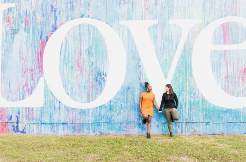 Image for Sarah and Dalia’s Wynwood Walls Engagement Session in Miami