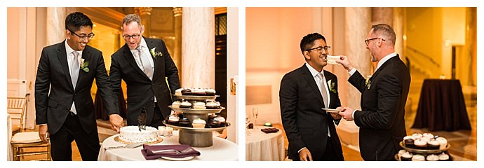 The wedding of Darrell Rivera and Vo Johnson at the Carnegie Institution for Science in Washington, DC October 14, 2017.