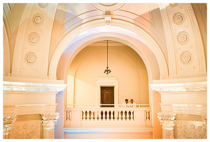 The wedding of Darrell Rivera and Vo Johnson at the Carnegie Institution for Science in Washington, DC October 14, 2017.