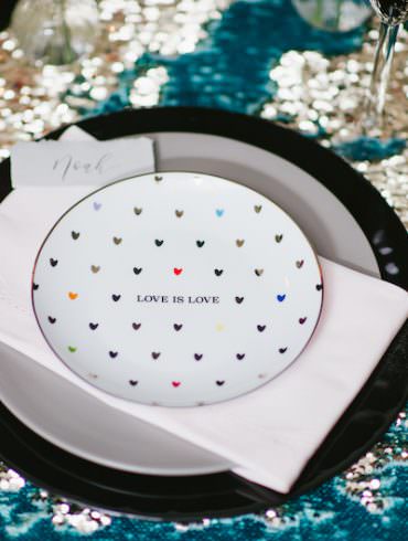 Love Is Love Place Settings