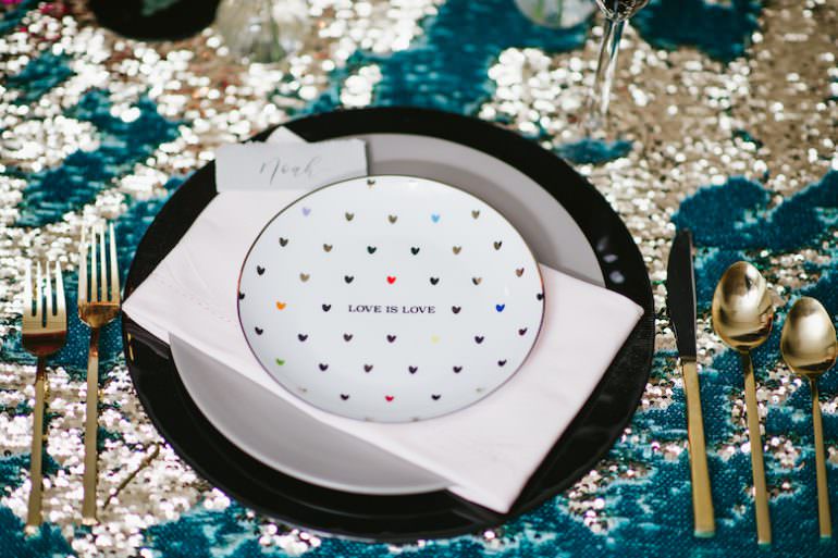 Love Is Love Place Settings