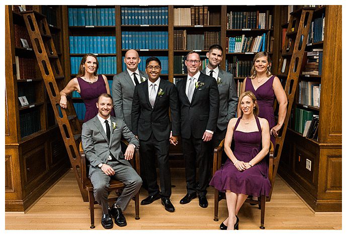 The wedding of Darrell Rivera and Vo Johnson at the Carnegie Institution for Science in Washington, DC October 14, 2017.