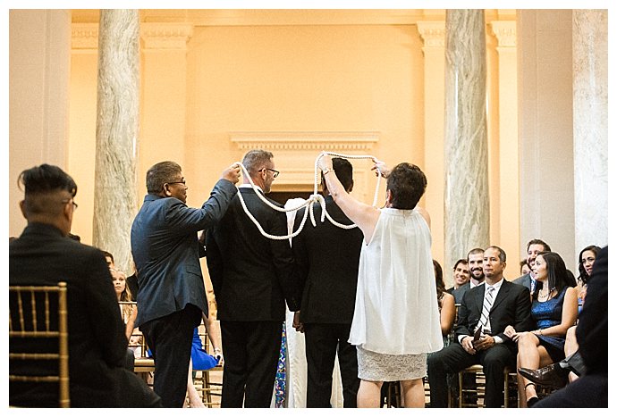 The wedding of Darrell Rivera and Vo Johnson at the Carnegie Institution for Science in Washington, DC October 14, 2017.