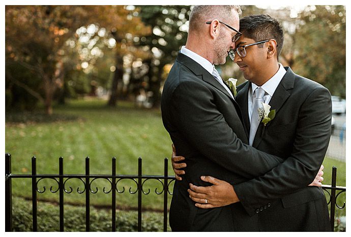 The wedding of Darrell Rivera and Vo Johnson at the Carnegie Institution for Science in Washington, DC October 14, 2017.