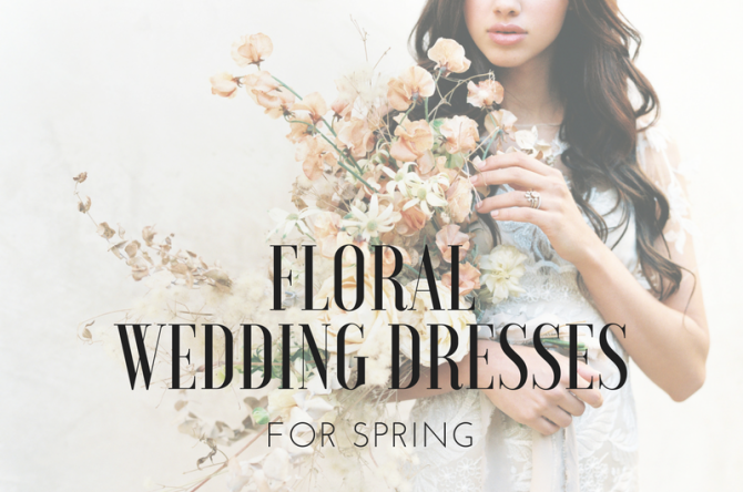 Floral Wedding Dresses