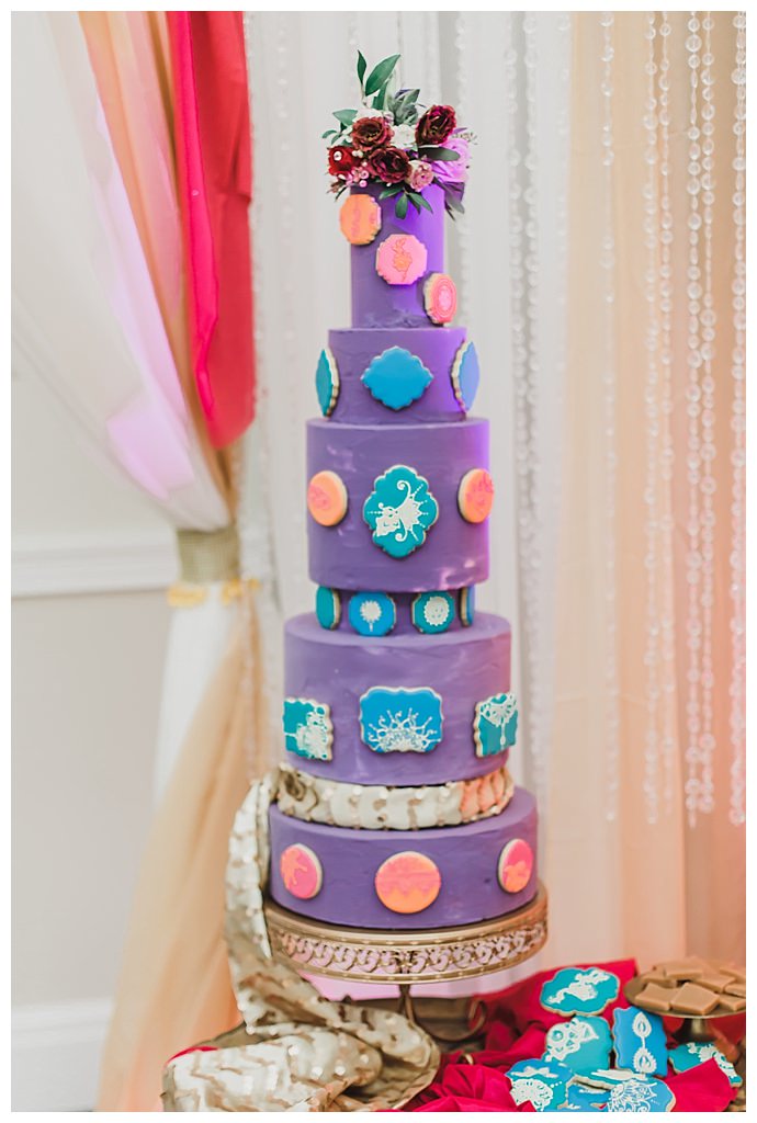 ch-and-sh-fredericks-photography-purple-indian-wedding-cake