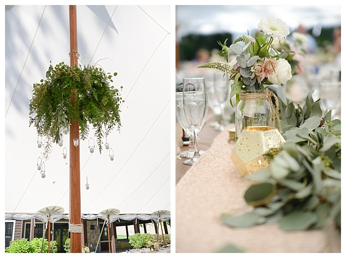 hanging-greenery-wedding-decor-dani-fine-photography