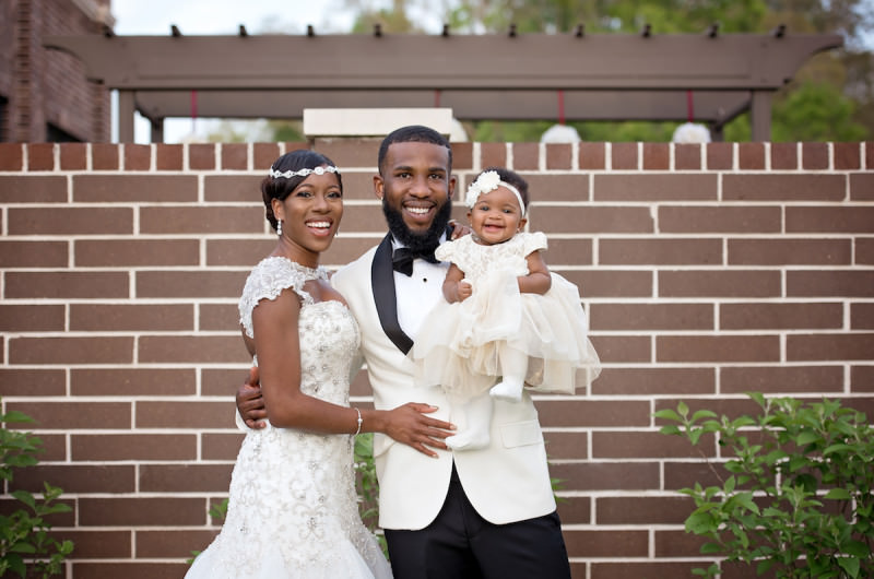 Image for Merlyn and Eric’s Elegant Wine and Gold Wedding