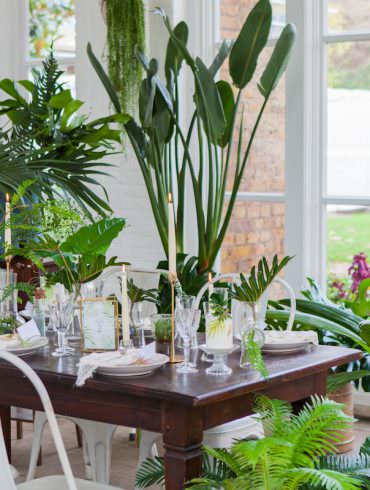 Tropical Wedding Tablescape