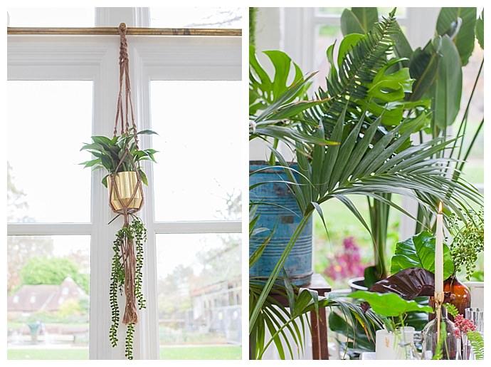 hanging-greenery-wedding-decor-amanda-karen-photography