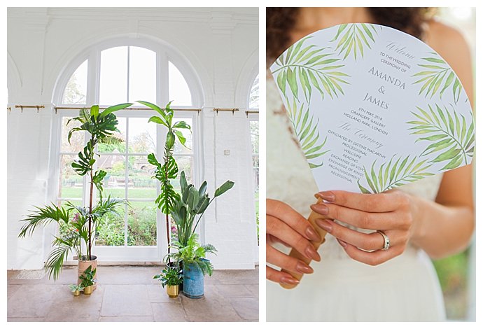 monstera-leaf-ceremony-arch-amanda-karen-photography