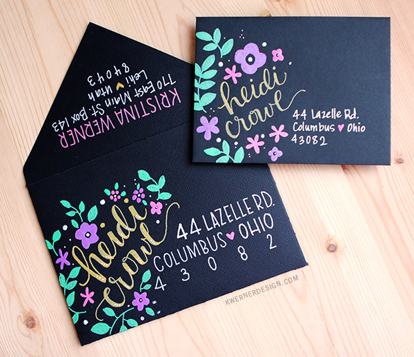 colorful-floral-wedding-envelopes