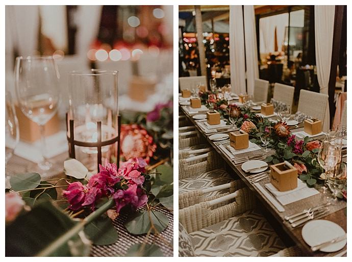 eucalyptus protea wedding garland