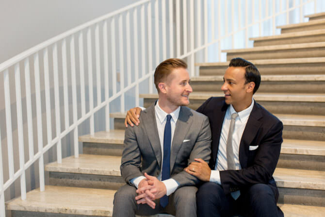 Zach and Rico’s Chicago Art Institute Engagement Session